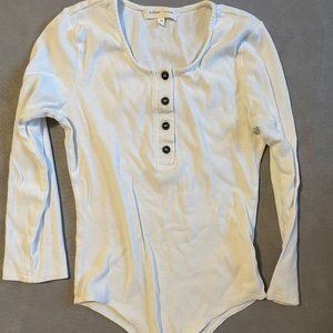 White Long Sleeve One piece